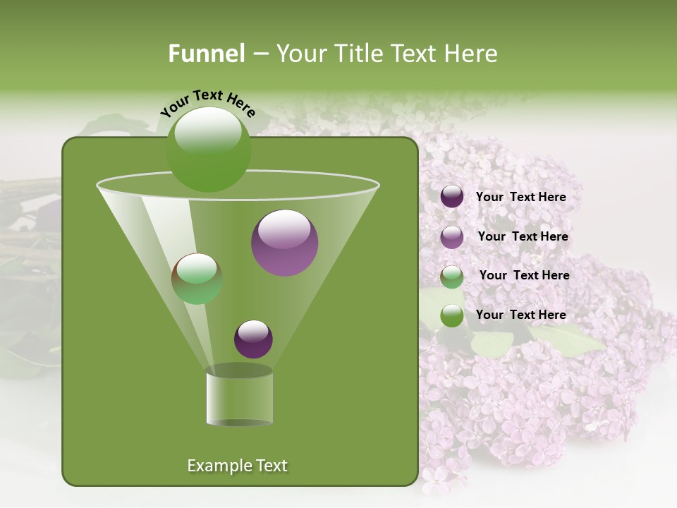 Background Bloom Gift PowerPoint Template