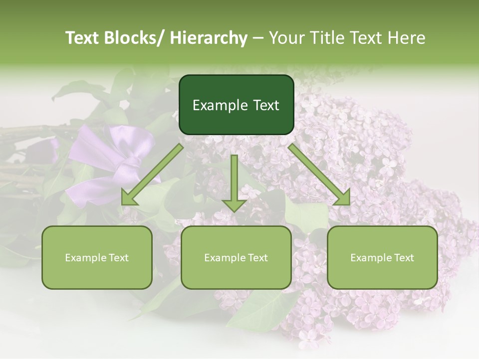 Background Bloom Gift PowerPoint Template