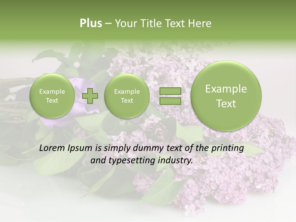 Background Bloom Gift PowerPoint Template