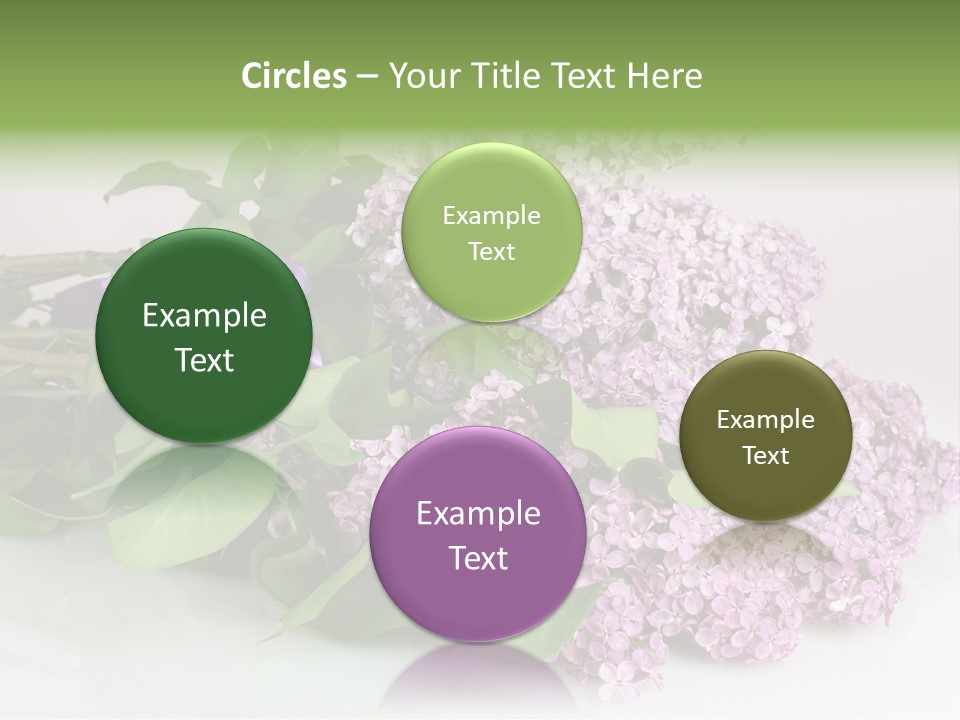 Background Bloom Gift PowerPoint Template