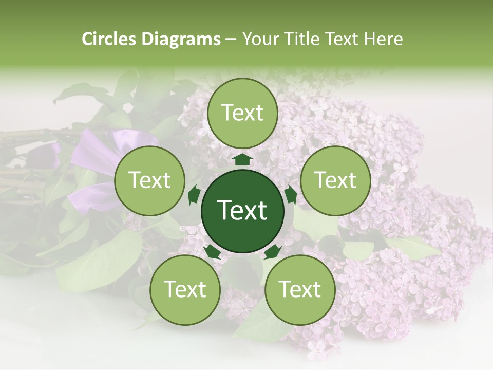 Background Bloom Gift PowerPoint Template