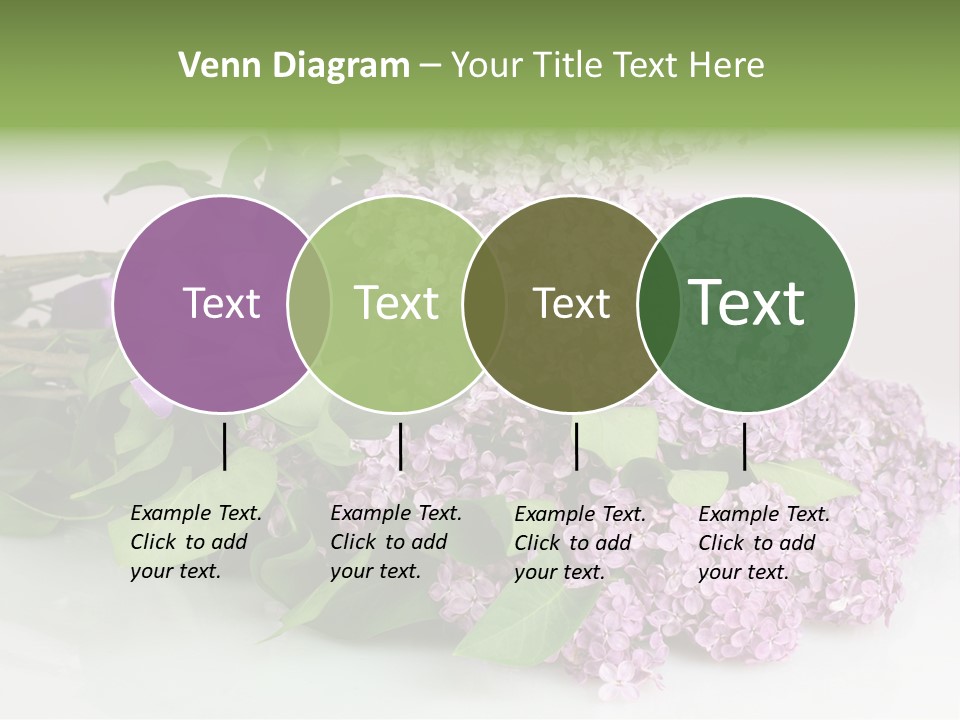 Background Bloom Gift PowerPoint Template