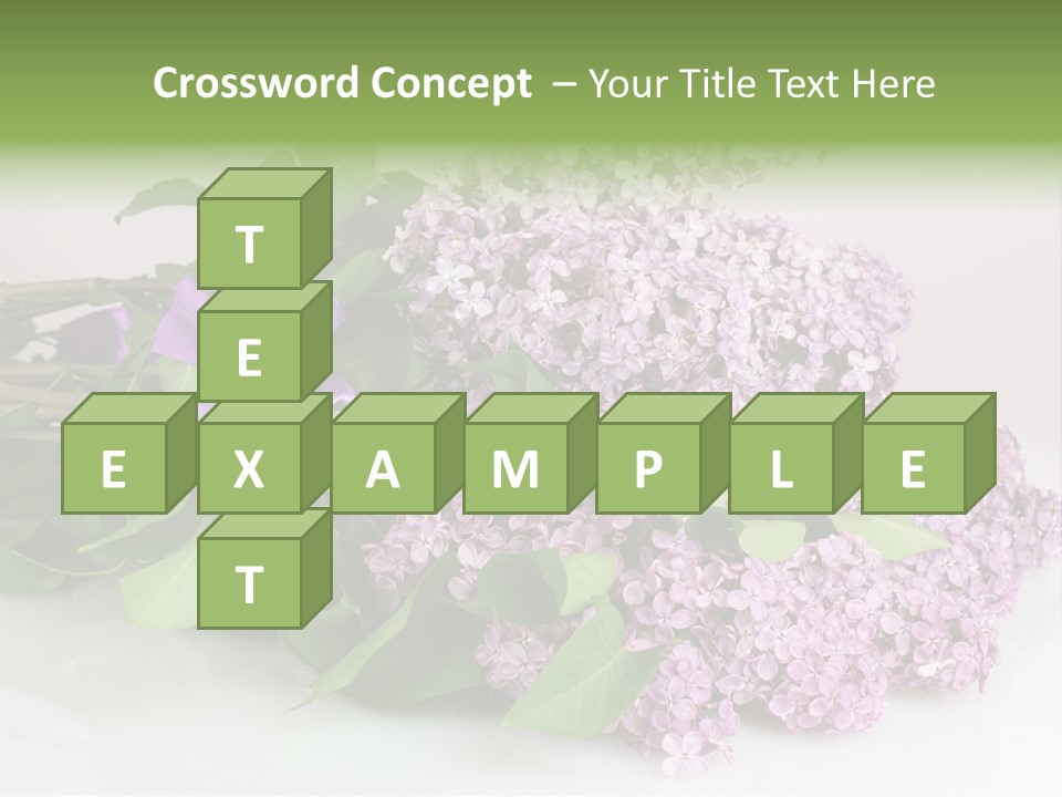 Background Bloom Gift PowerPoint Template