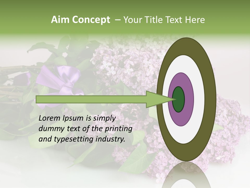 Background Bloom Gift PowerPoint Template