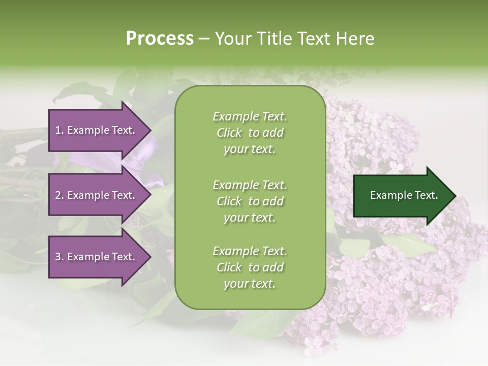 Background Bloom Gift PowerPoint Template