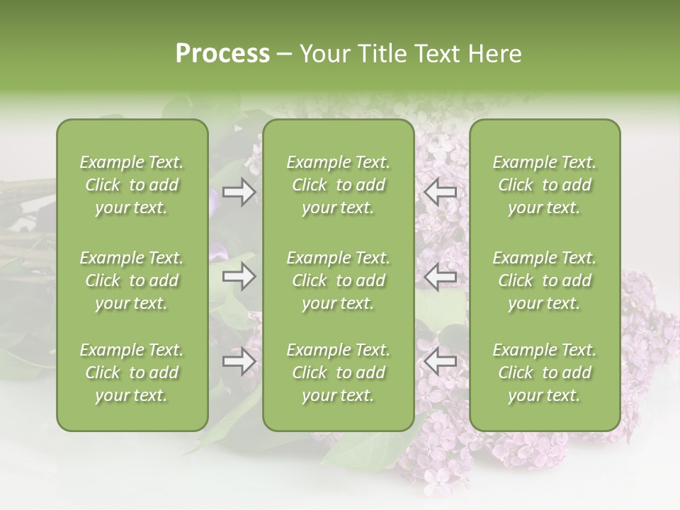 Background Bloom Gift PowerPoint Template