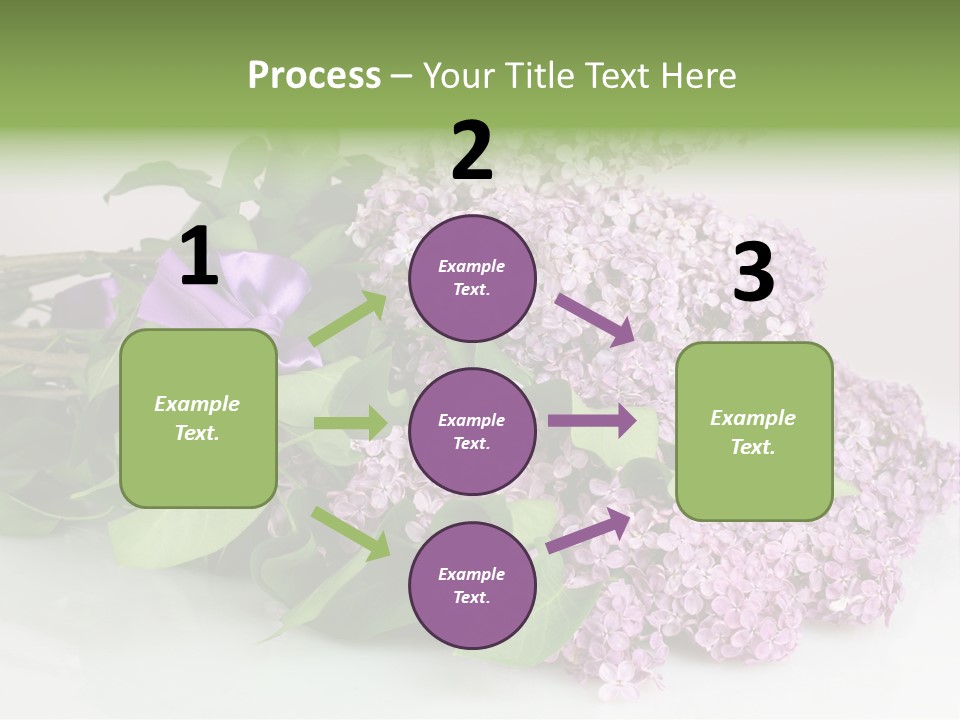 Background Bloom Gift PowerPoint Template