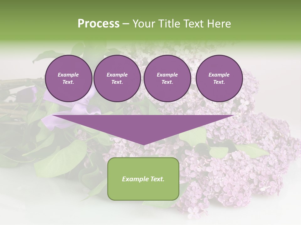 Background Bloom Gift PowerPoint Template