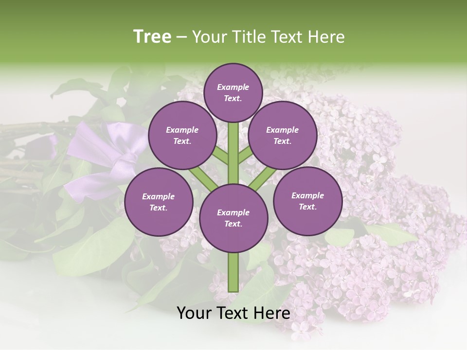 Background Bloom Gift PowerPoint Template