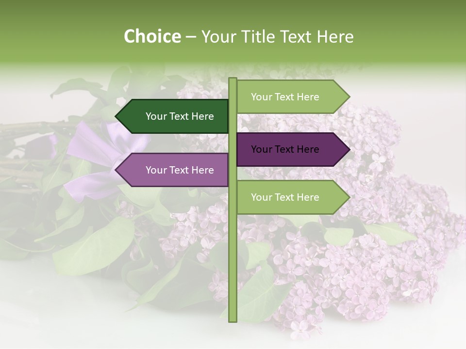 Background Bloom Gift PowerPoint Template