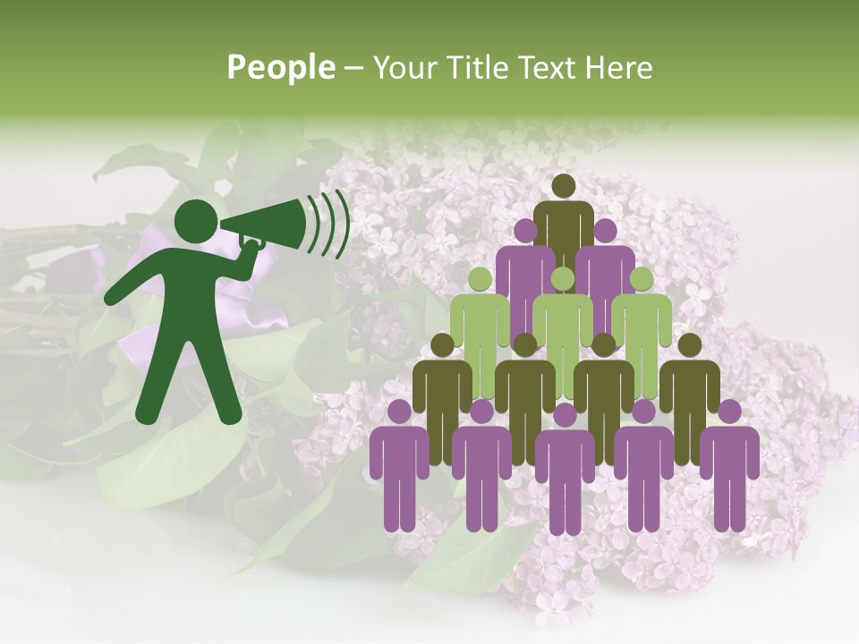 Background Bloom Gift PowerPoint Template