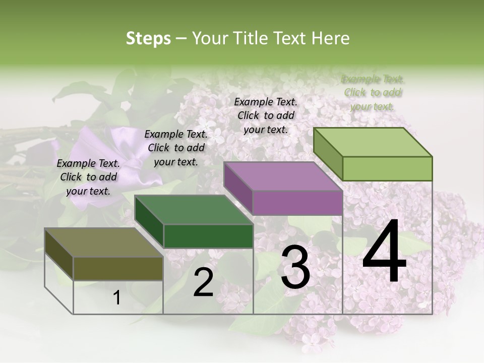 Background Bloom Gift PowerPoint Template