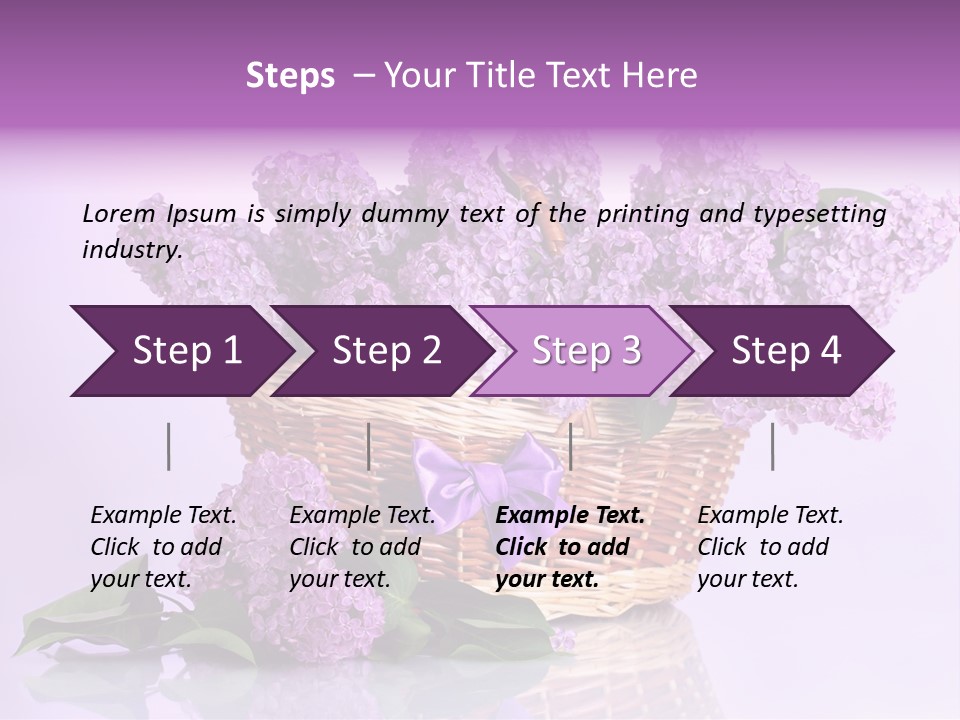 Flowers Blossom Petal PowerPoint Template