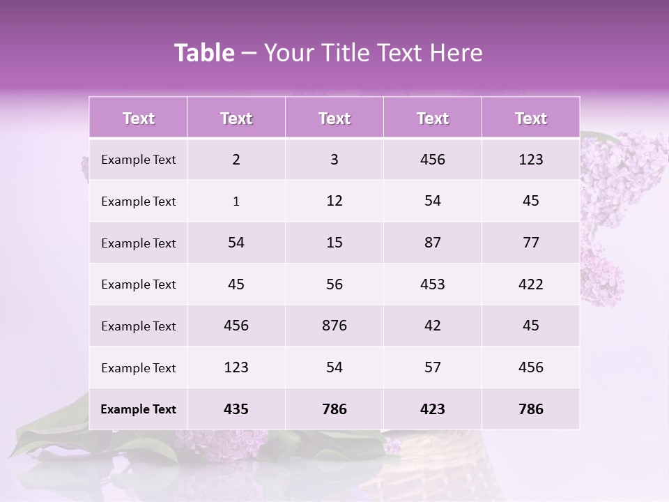 Flowers Blossom Petal PowerPoint Template