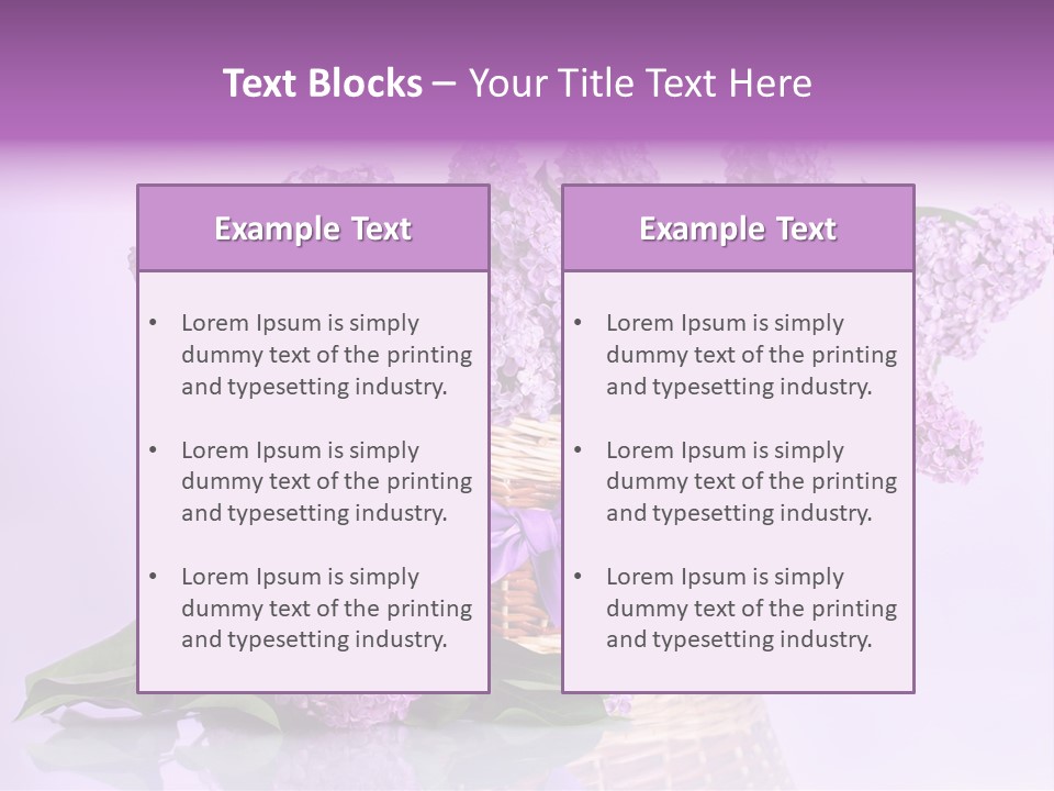 Flowers Blossom Petal PowerPoint Template