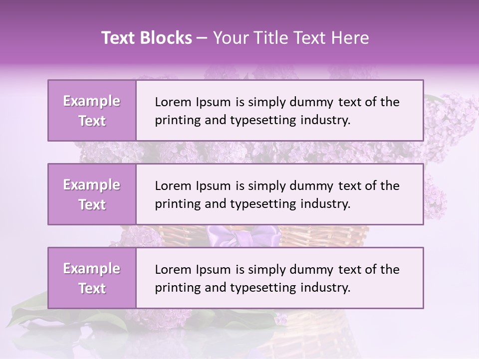 Flowers Blossom Petal PowerPoint Template