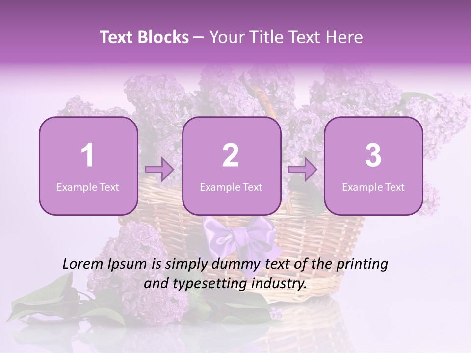 Flowers Blossom Petal PowerPoint Template