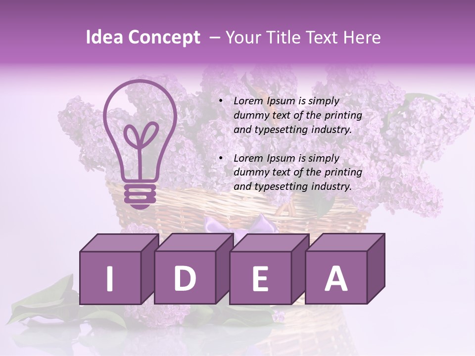 Flowers Blossom Petal PowerPoint Template