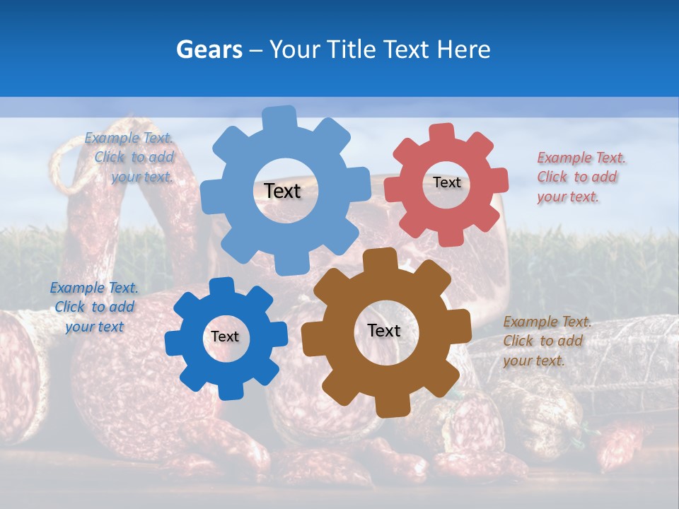 Salumificio Salsiccia Merenda PowerPoint Template