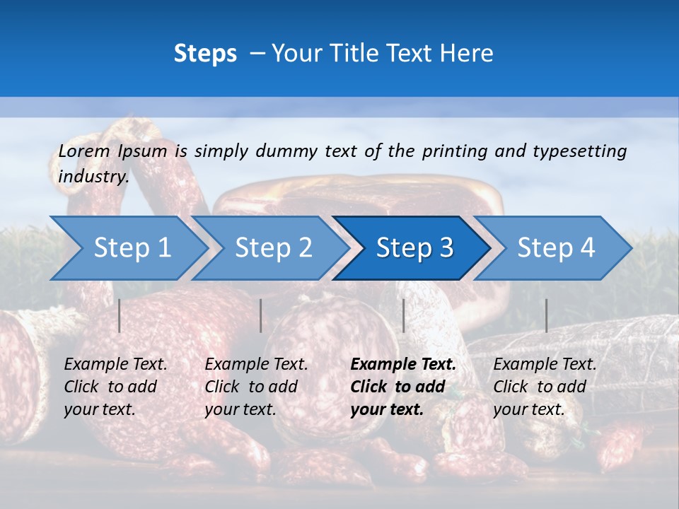 Salumificio Salsiccia Merenda PowerPoint Template