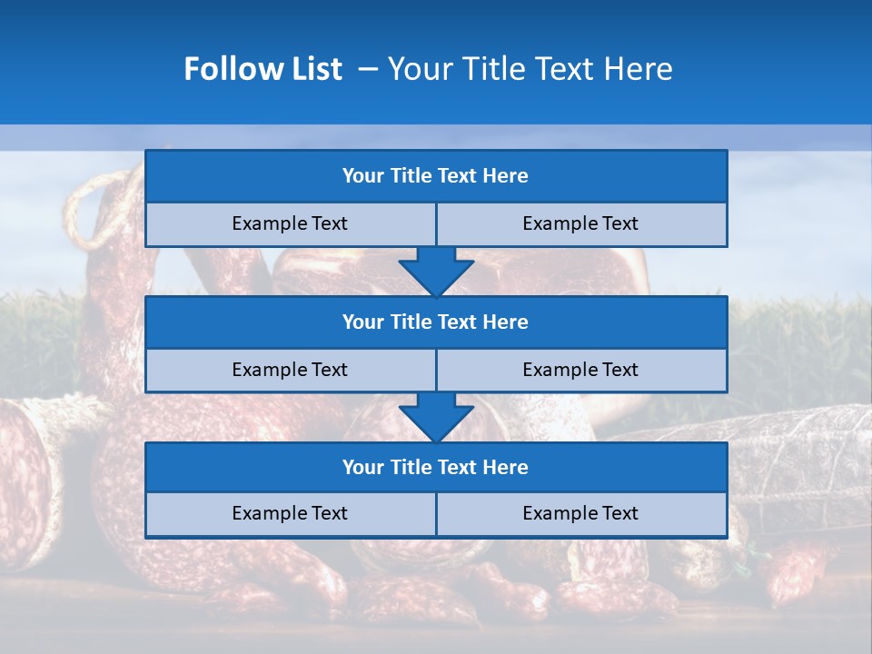 Salumificio Salsiccia Merenda PowerPoint Template