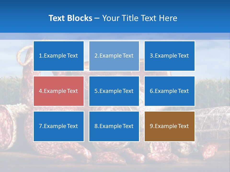 Salumificio Salsiccia Merenda PowerPoint Template