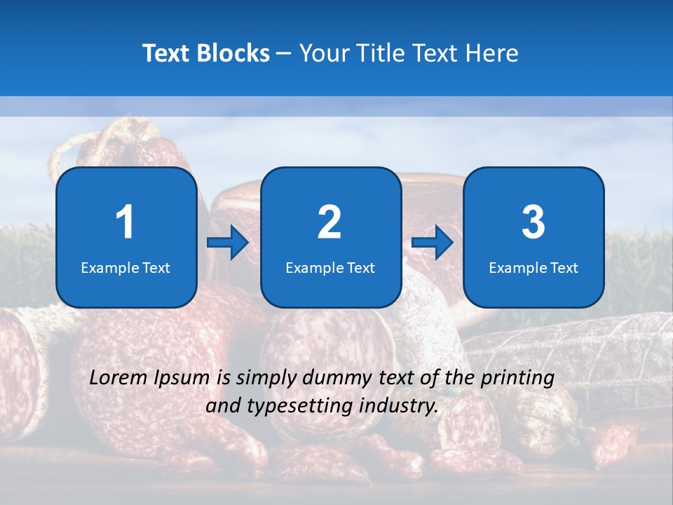 Salumificio Salsiccia Merenda PowerPoint Template