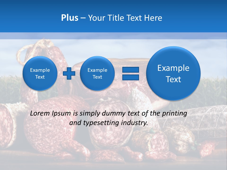 Salumificio Salsiccia Merenda PowerPoint Template