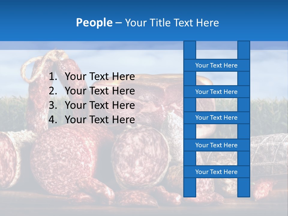 Salumificio Salsiccia Merenda PowerPoint Template
