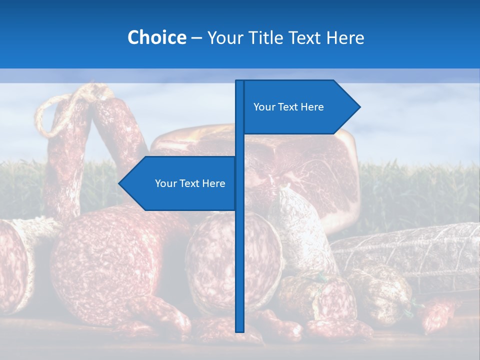 Salumificio Salsiccia Merenda PowerPoint Template