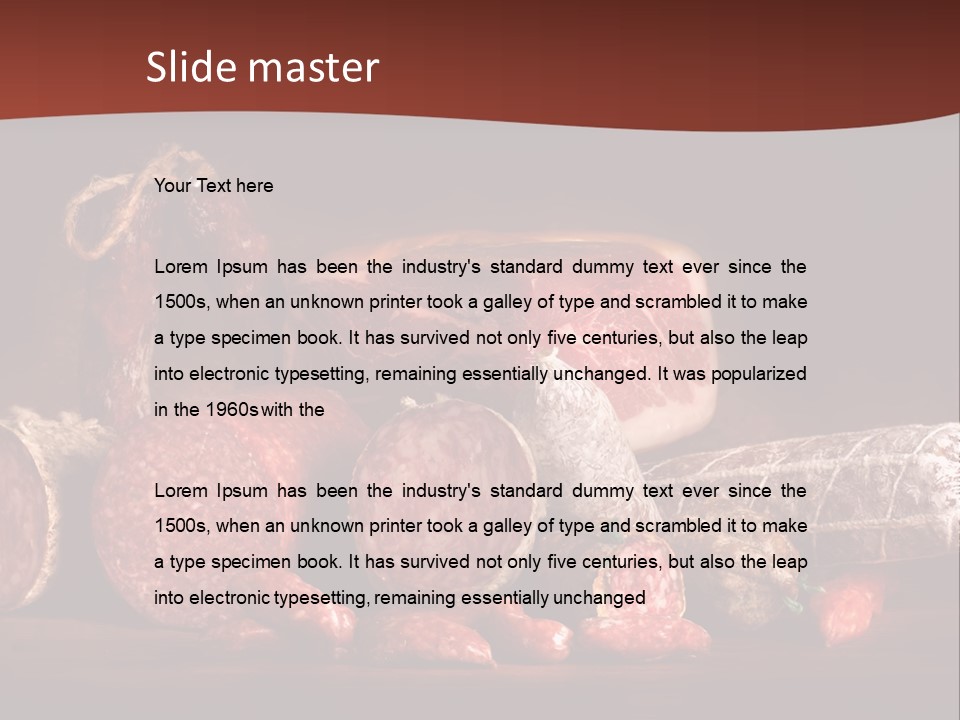 Felino Nutrimento Fattoria PowerPoint Template