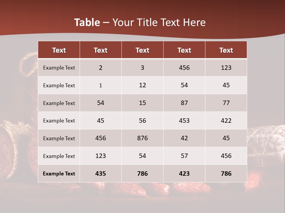Felino Nutrimento Fattoria PowerPoint Template