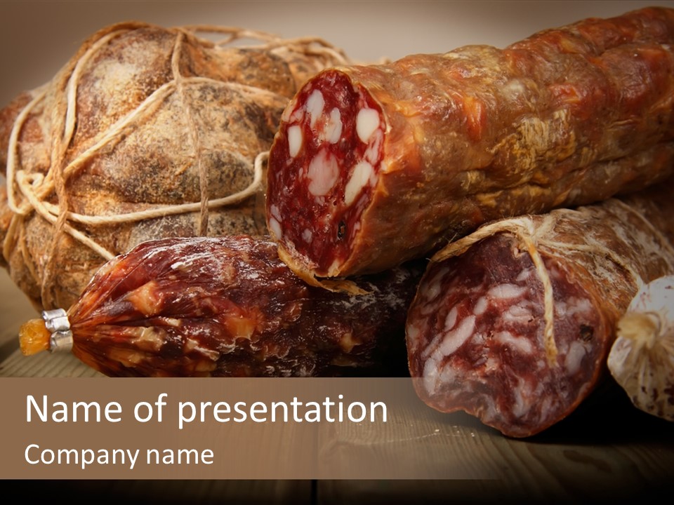 Agriturismo Grasso Spuntino PowerPoint Template