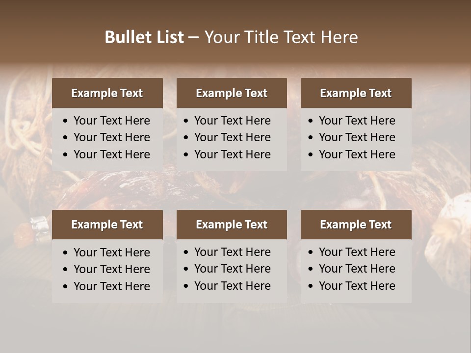 Agriturismo Grasso Spuntino PowerPoint Template