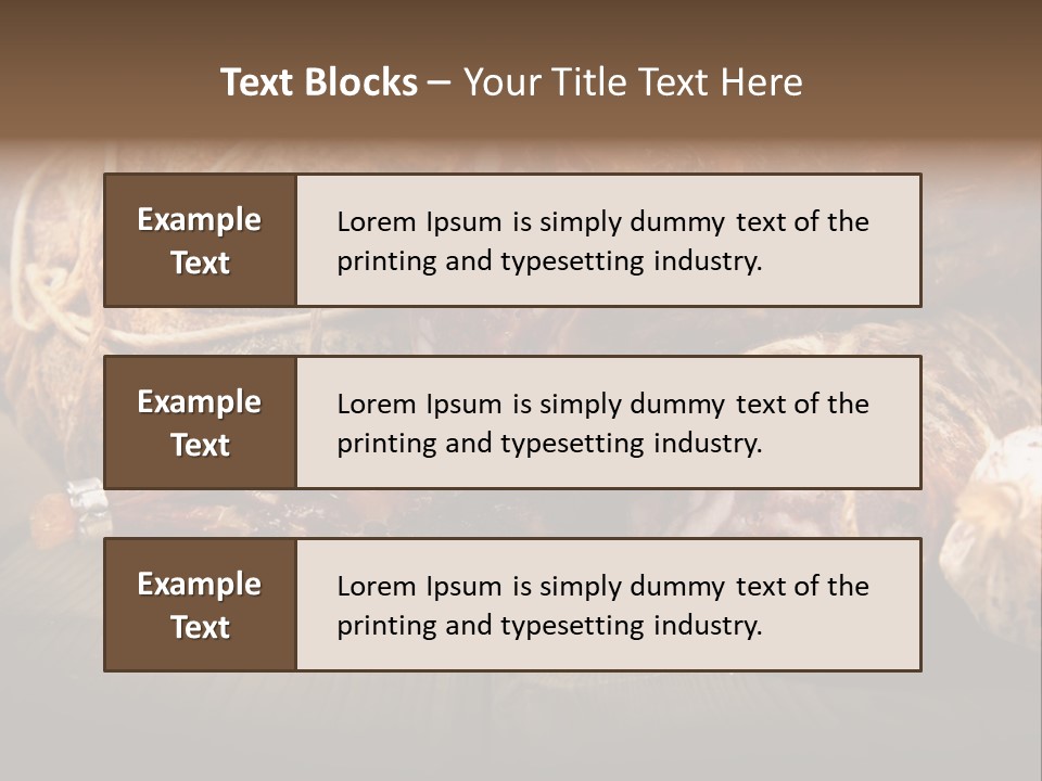 Agriturismo Grasso Spuntino PowerPoint Template