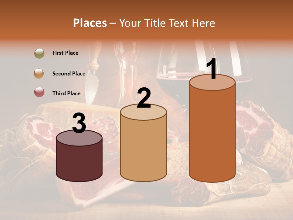 Alimento Salsiccia Grana PowerPoint Template
