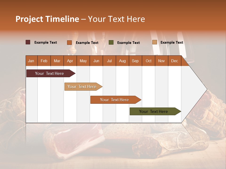 Alimento Salsiccia Grana PowerPoint Template