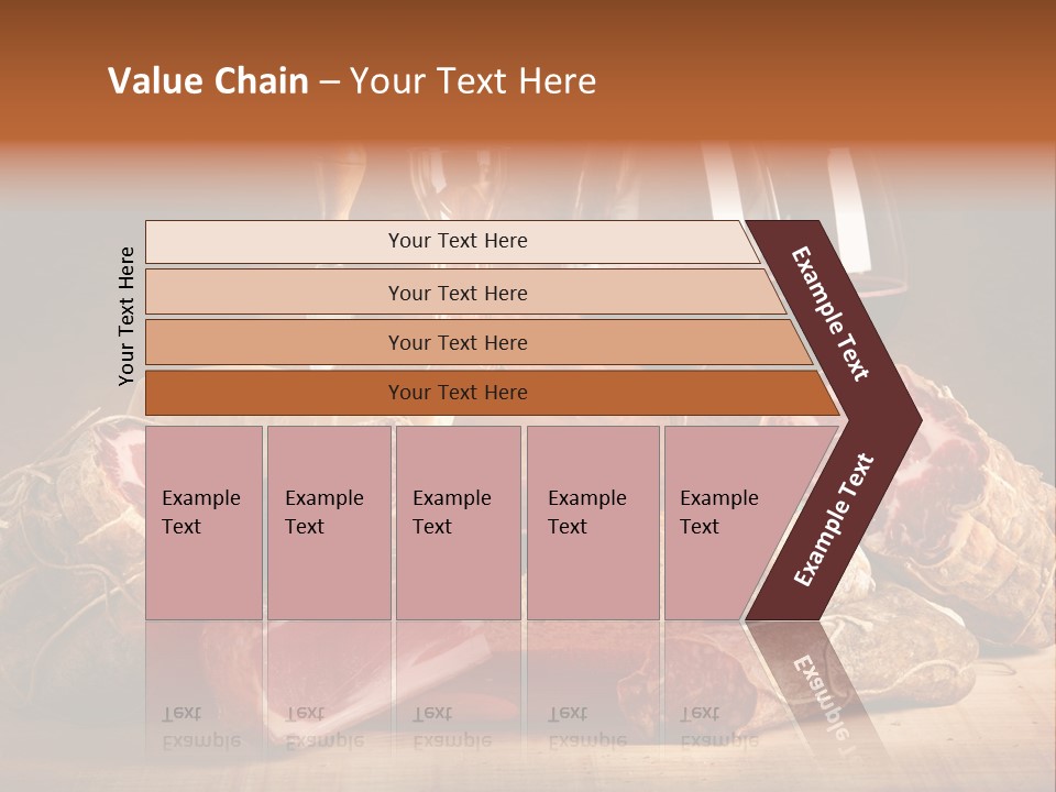 Alimento Salsiccia Grana PowerPoint Template
