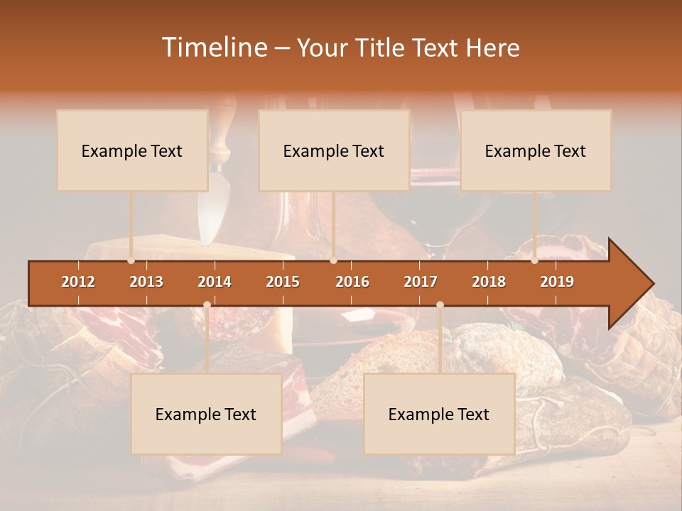 Alimento Salsiccia Grana PowerPoint Template