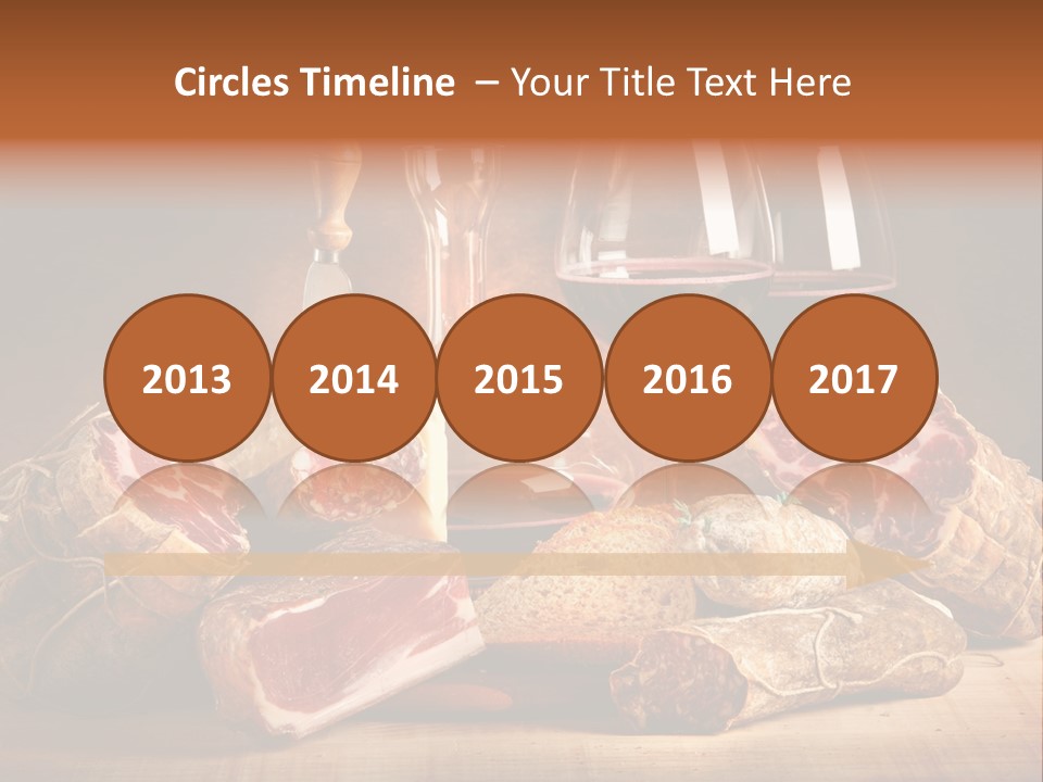 Alimento Salsiccia Grana PowerPoint Template