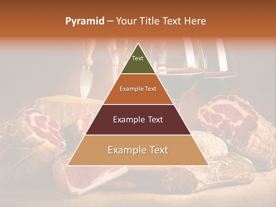 Alimento Salsiccia Grana PowerPoint Template