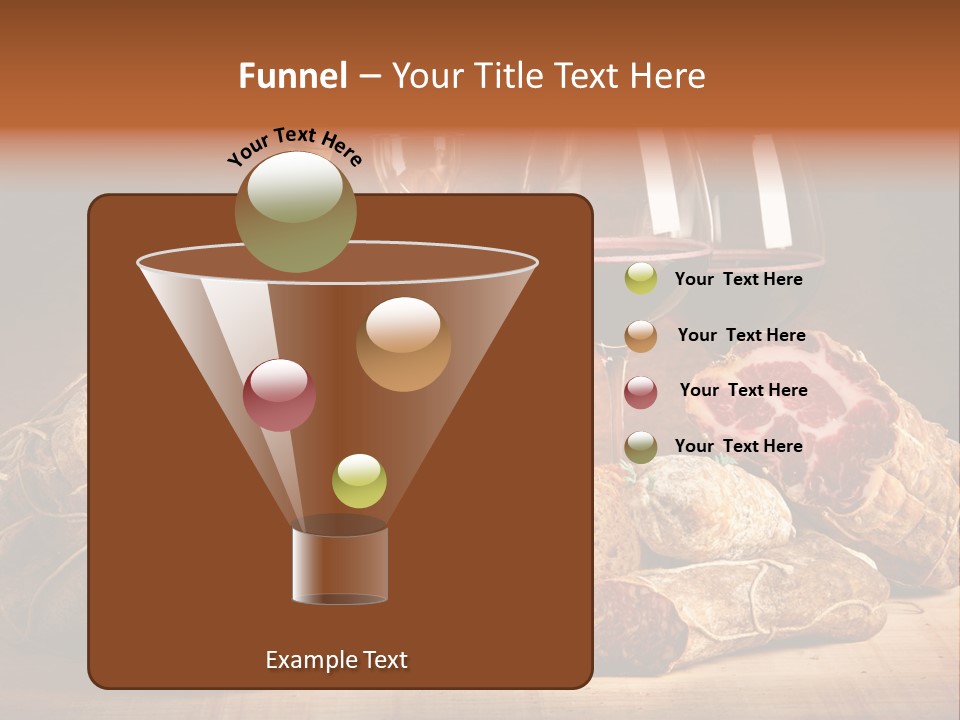Alimento Salsiccia Grana PowerPoint Template