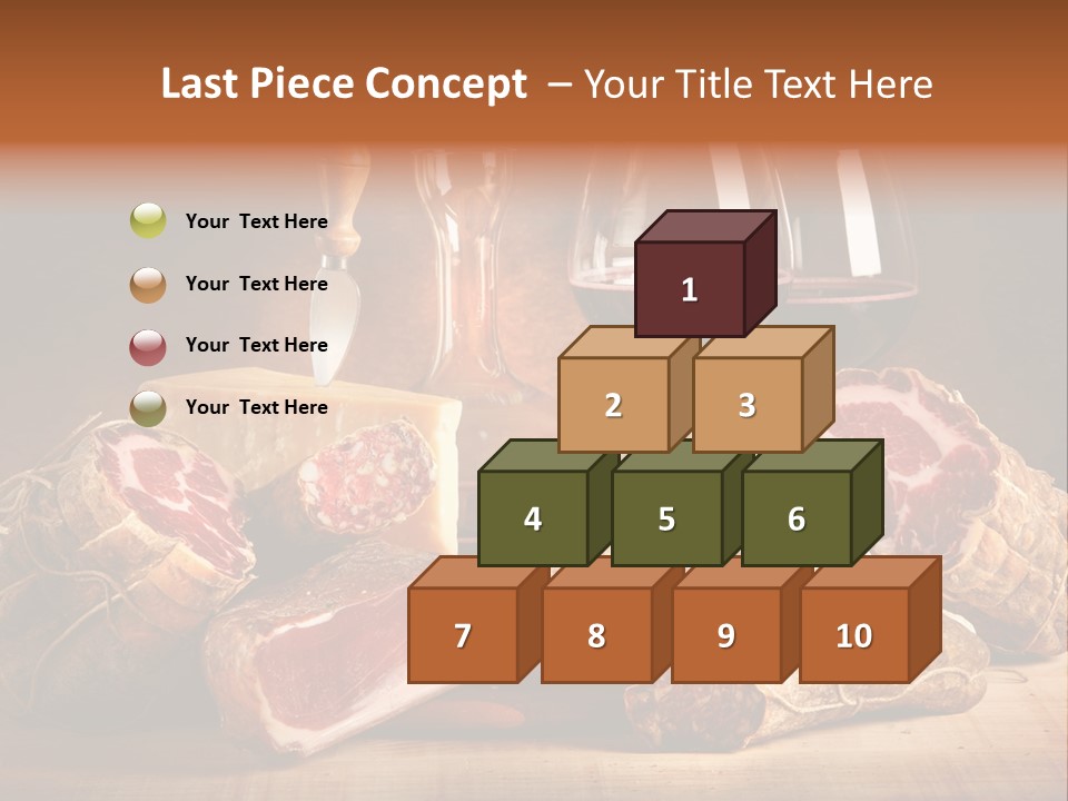 Alimento Salsiccia Grana PowerPoint Template