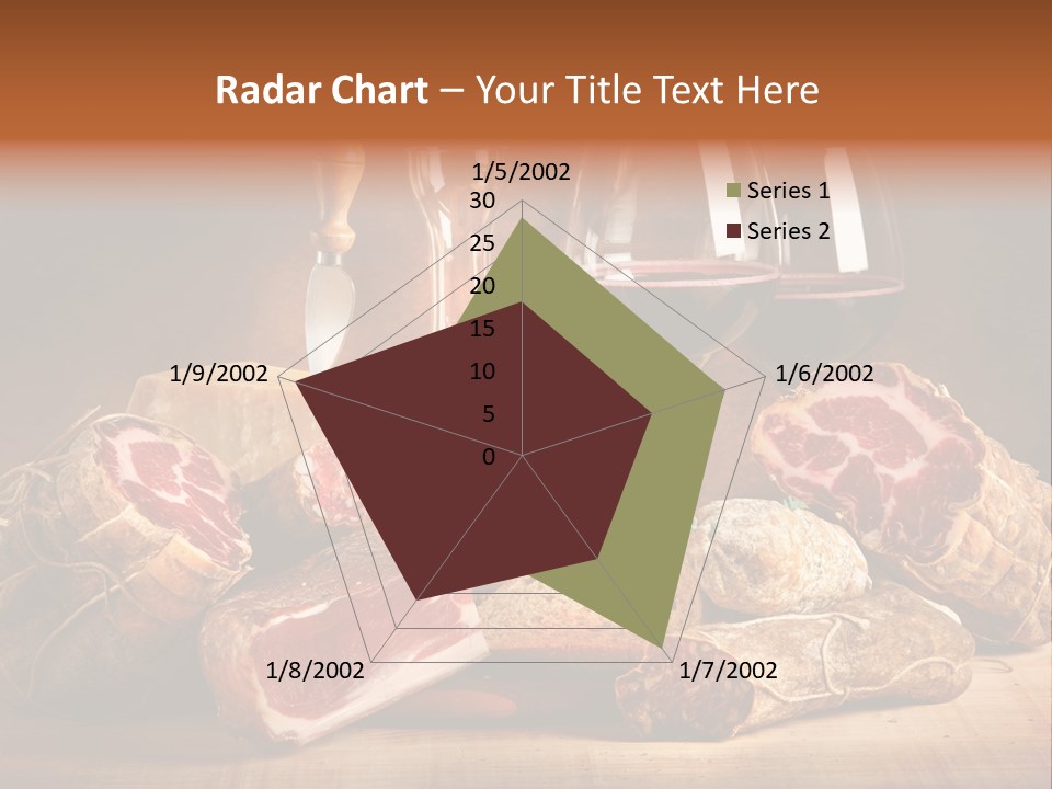 Alimento Salsiccia Grana PowerPoint Template