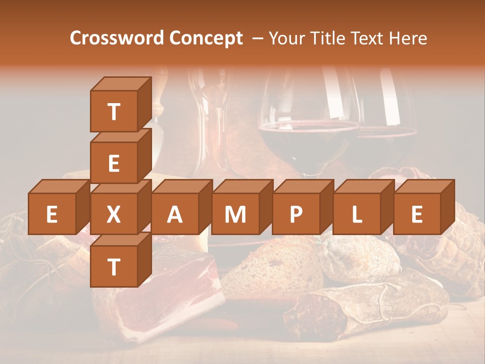 Alimento Salsiccia Grana PowerPoint Template