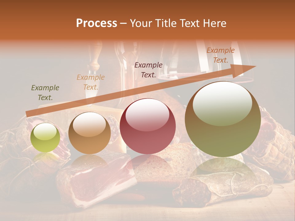 Alimento Salsiccia Grana PowerPoint Template