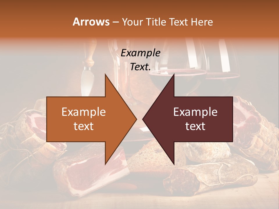 Alimento Salsiccia Grana PowerPoint Template