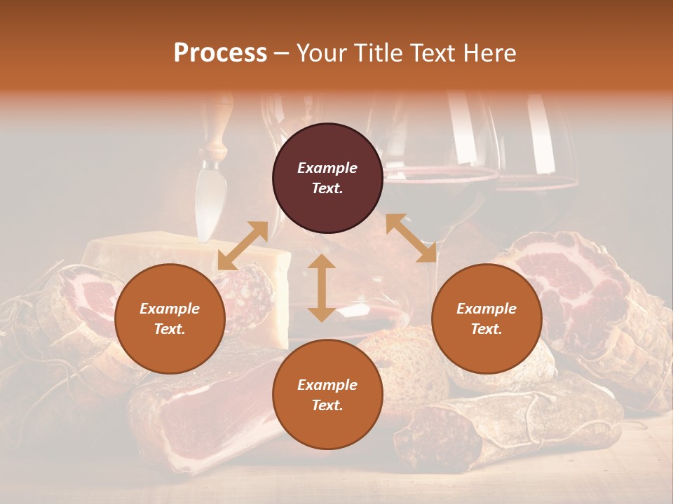 Alimento Salsiccia Grana PowerPoint Template