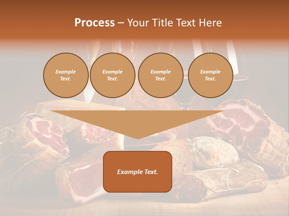 Alimento Salsiccia Grana PowerPoint Template