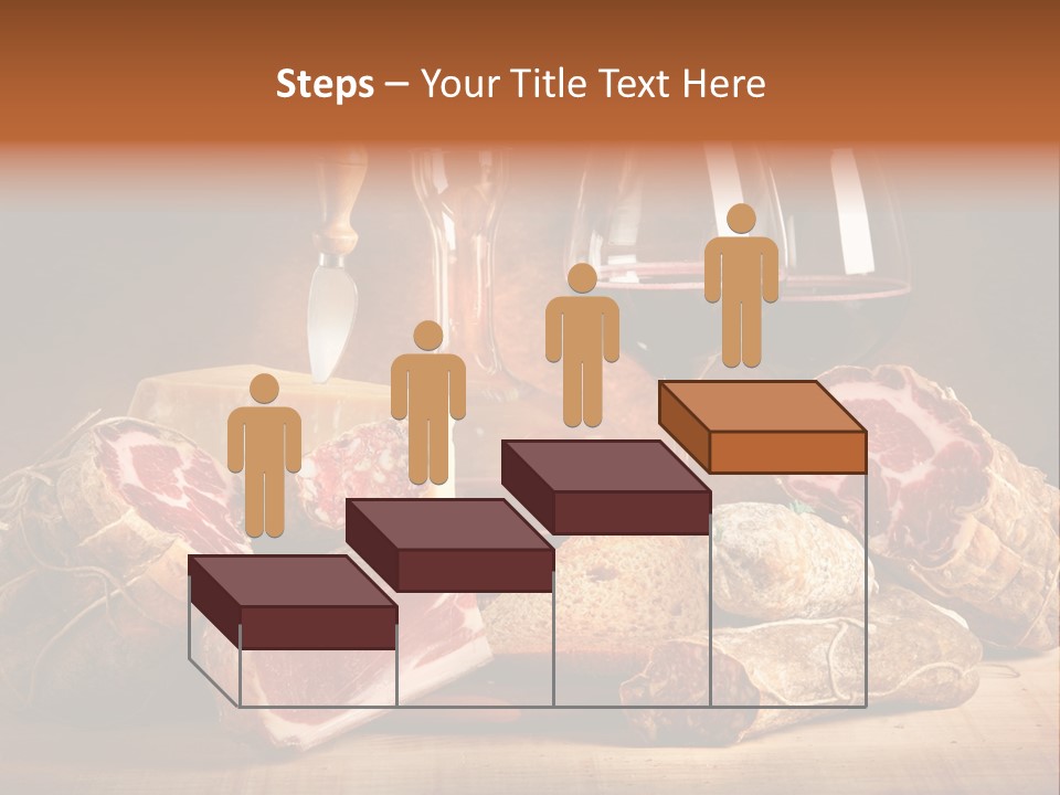Alimento Salsiccia Grana PowerPoint Template